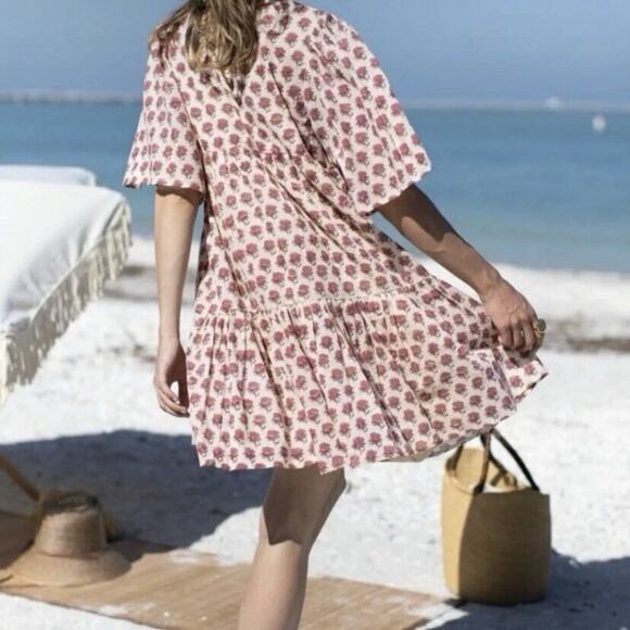 Emerson Fry Pink Floral Mini Dress - Picture 2 of 14